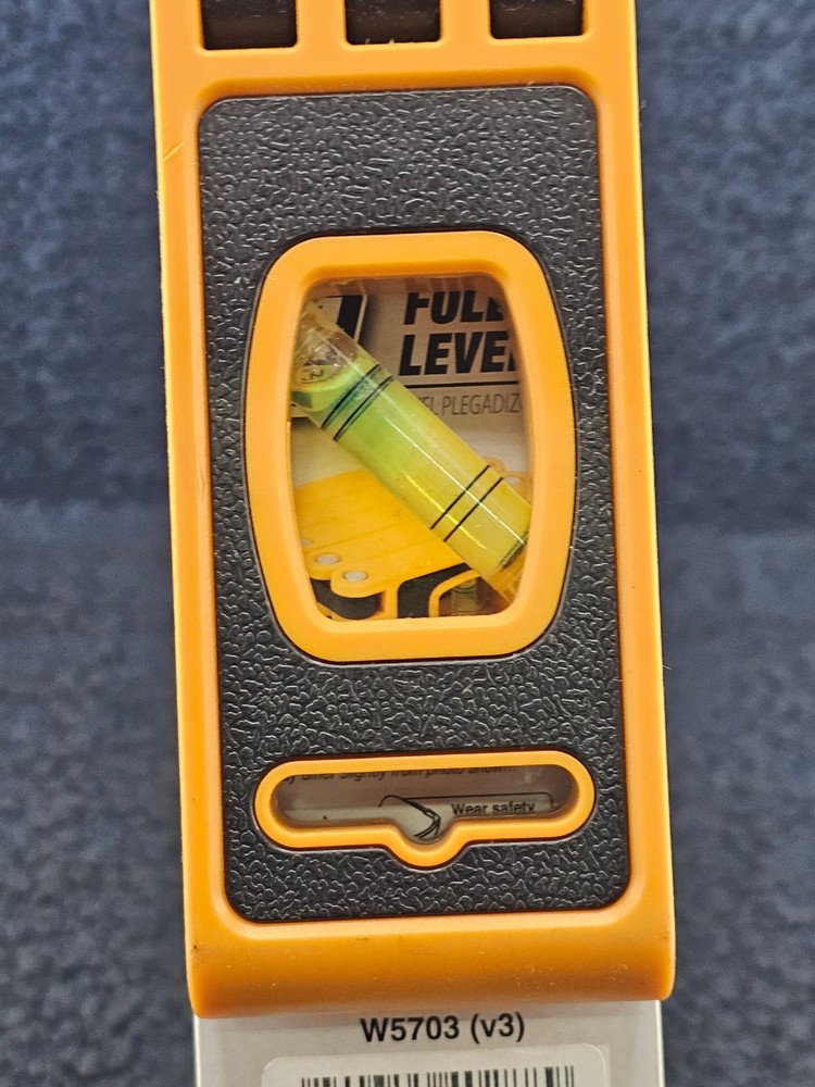 Performance Tool PT W5703: Folding Level 24" Level for Corners & Edges Yellow