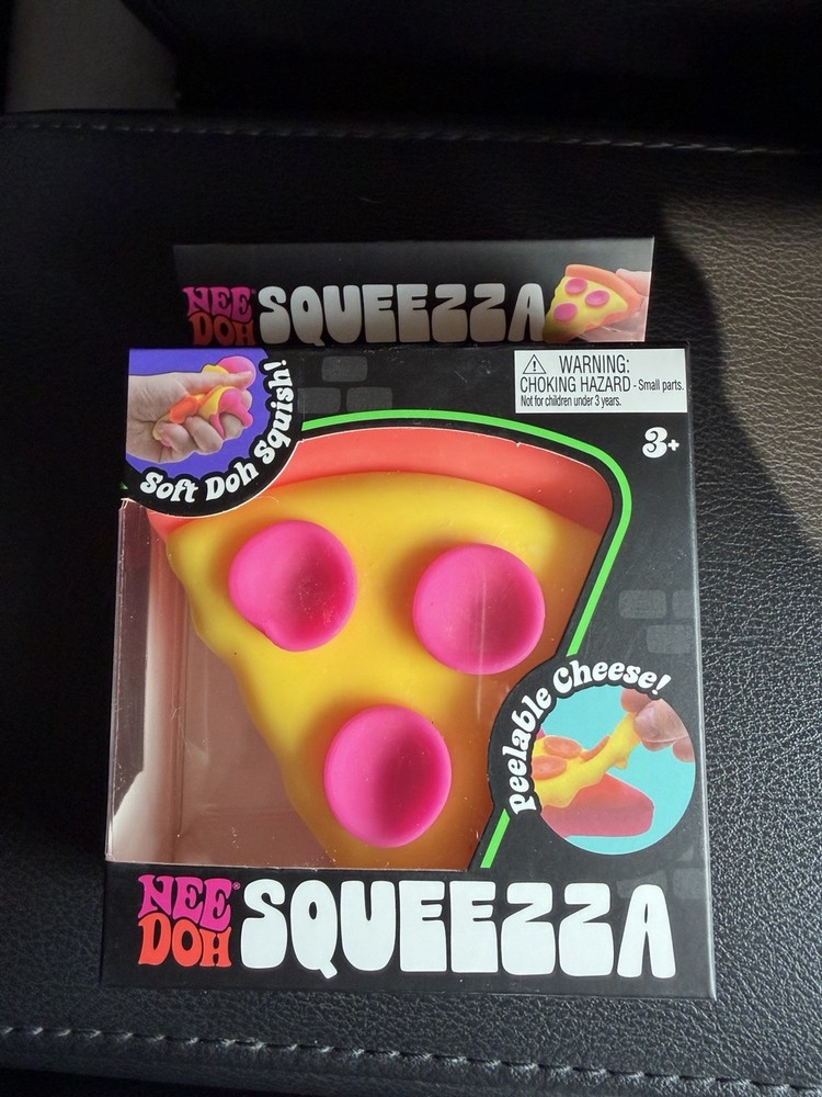 NeeDoh Squeezza Pizza Nee Doh Squeeze Orange Crust