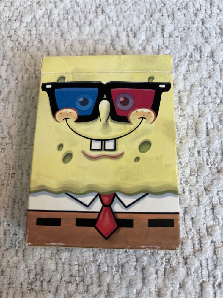 2008 Bicycle SpongeBob Squarepants 3D Playing Cards: NO GLASSES
