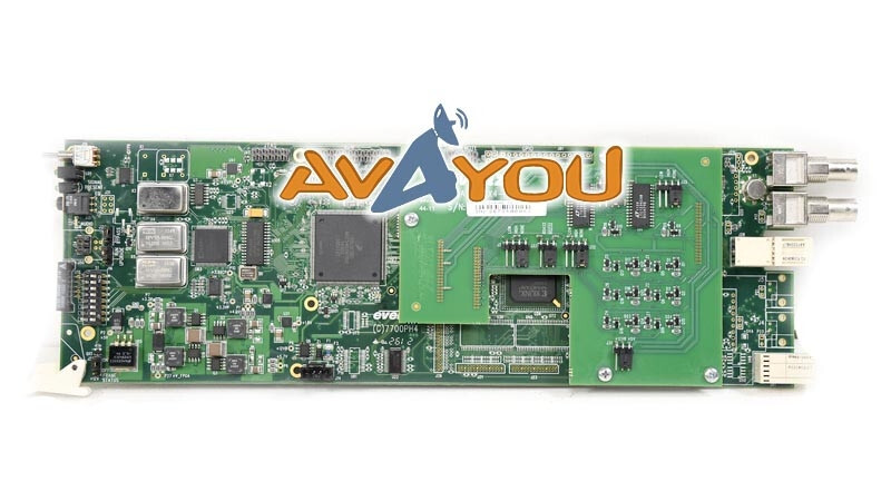 Evertz 7721DE4-HD+GPI HD/SD-SDI Quad Data Embedder (No Backplane)