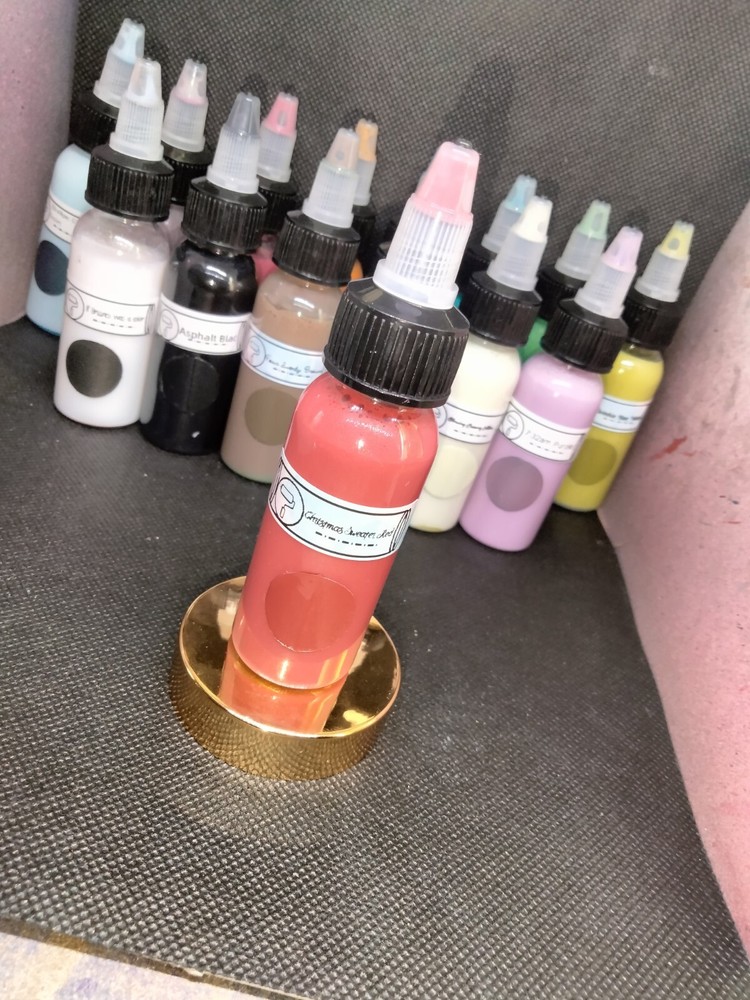 Custom Airbrush Paint: Christmas Sweater Red