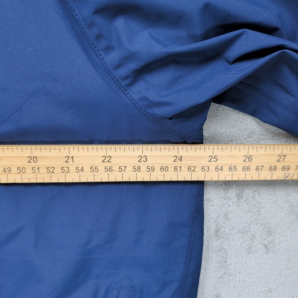 Zero Restriction Mens Large Blue Full Zip Golf Convertible Jacket Lightweight