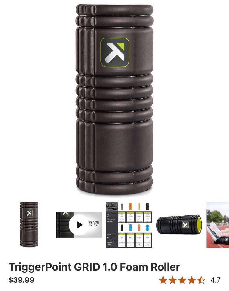 13" Trigger Point Performance - The Grid - Revolutionary 5.5" Foam Roller Green