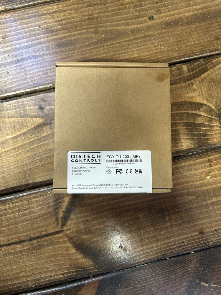 DISTECH ECLYPSE Connected Terminal Unit Controller ECY-TU-203