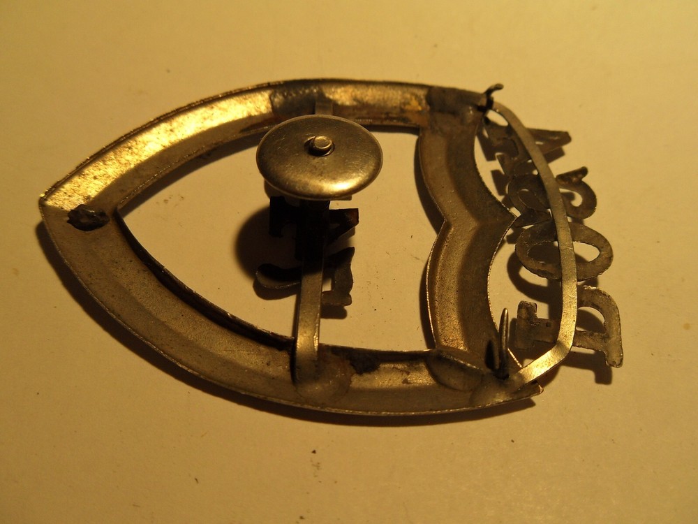 Vintage POSA Numbered 745 Hat Badge Device Hat AS PICTURED