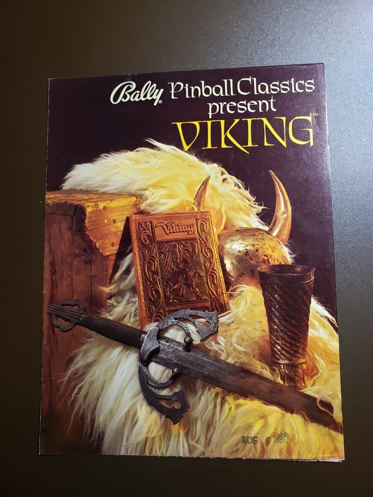 Bally VIKING Original Pinball Flyer