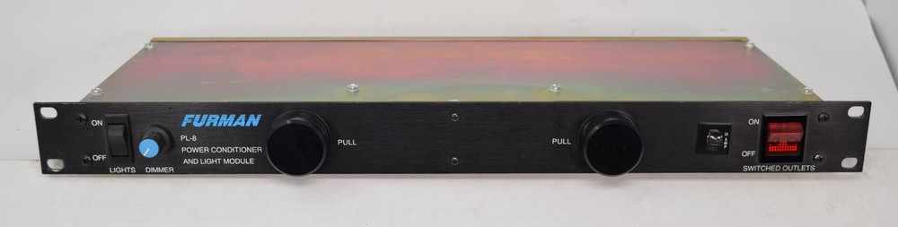 Furman PL-PRO 20-AMP Rack Mountable Power Conditioner & Light Module 8 Outlets