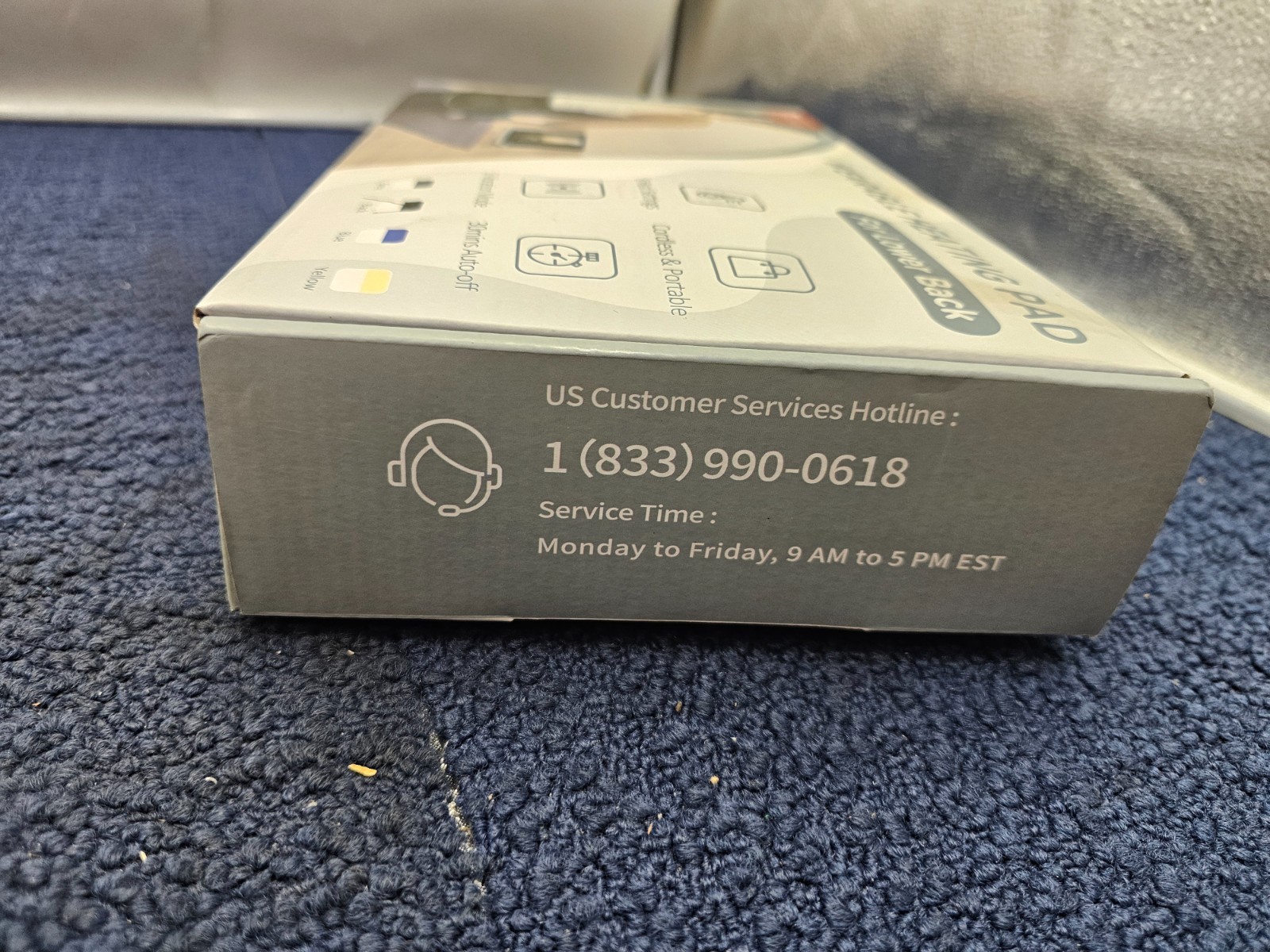 Comfytemp K9224 Cordless Heating Pad with Massager for Back Pain Relief