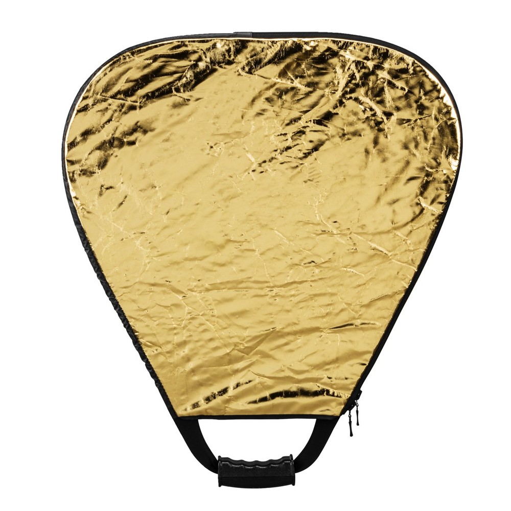 Glow 5-in-1 Collapsible Triangle Reflector with Handle (18")