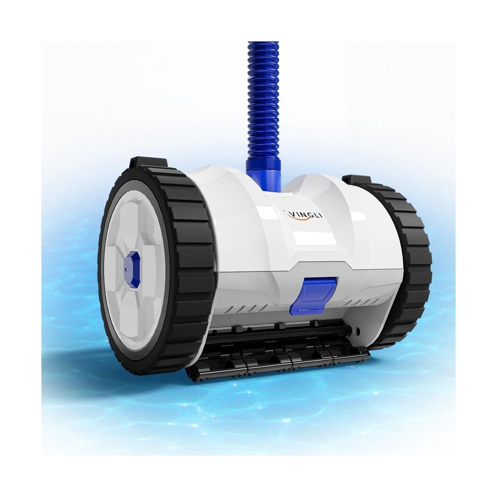 Automatic Pool Vacuum Suction Side Wall Climbing 40ft Hose For Inground Pools