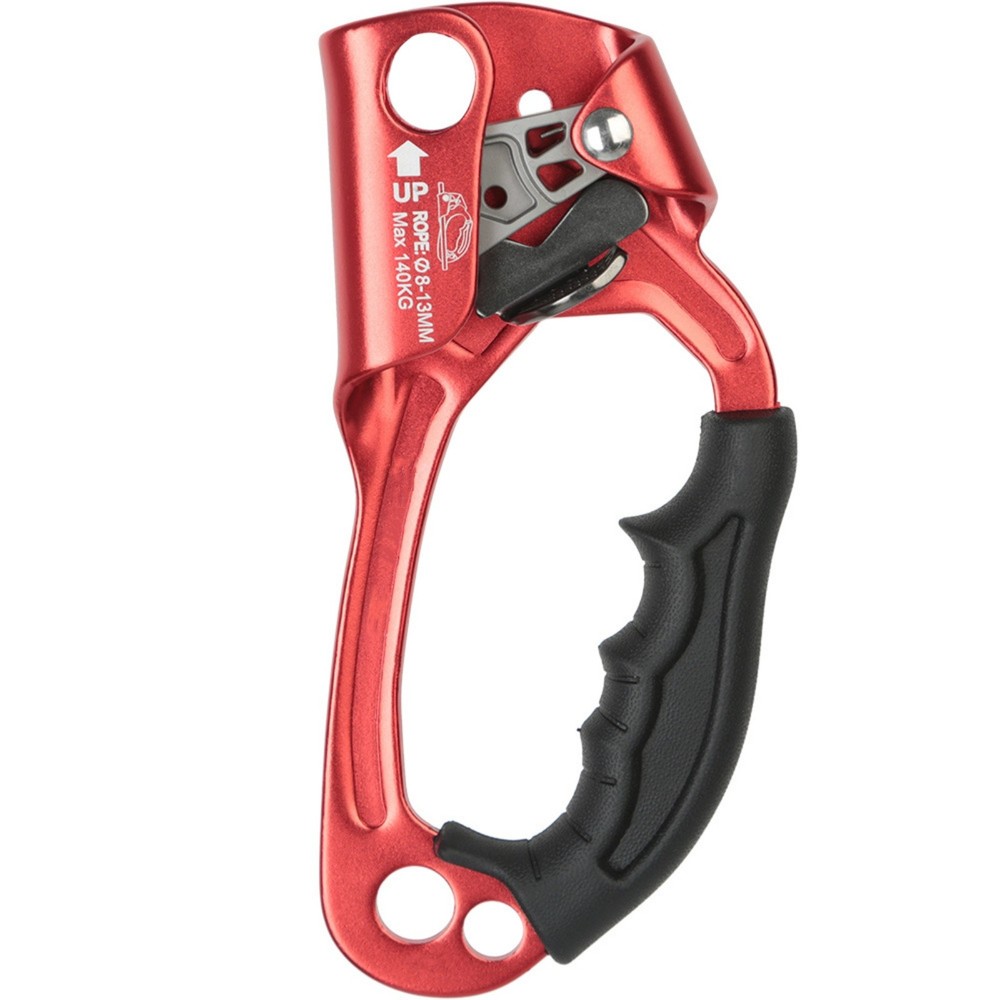 Red Right Hand Ascender Rock Climbing Tree Arborist Rappelling Supporting 308Ib;