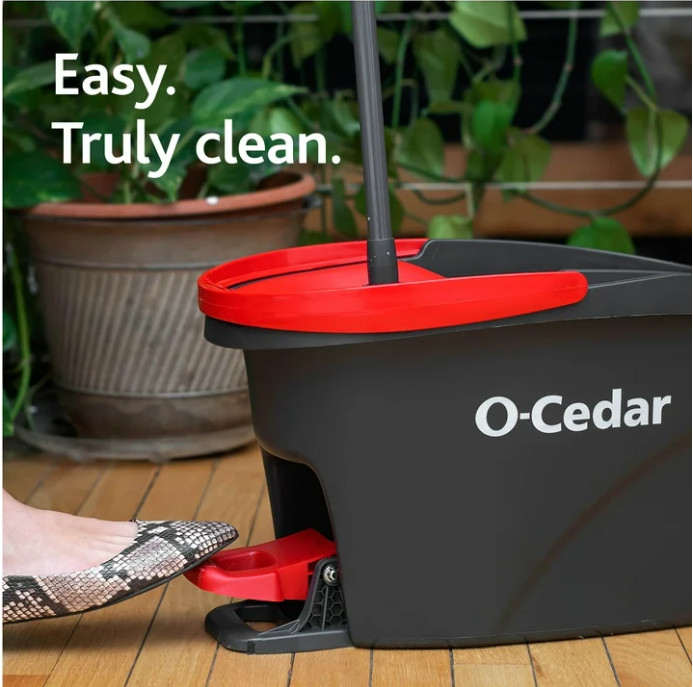 O-Cedar EasyWring Spin Mop & Bucket System