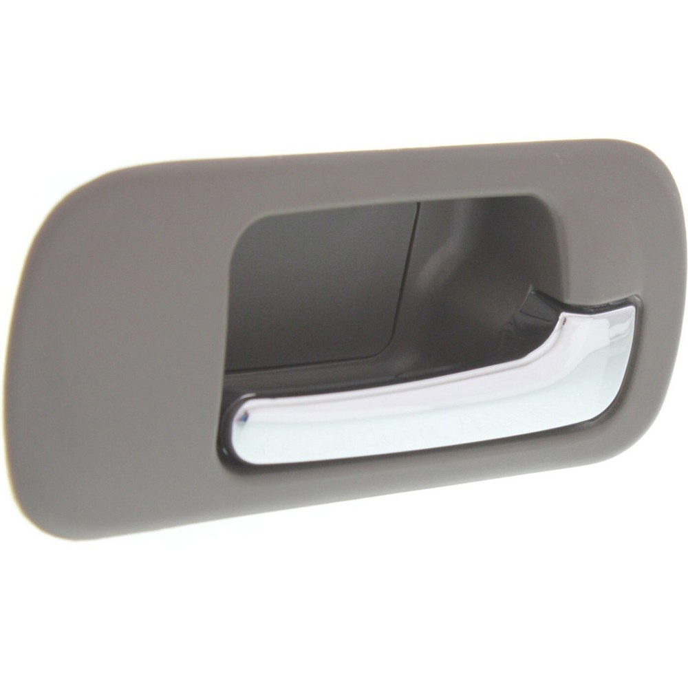 Interior Door Handle Set For 2001-05 Civic Front Left & Right Chrome Brown 2Pc