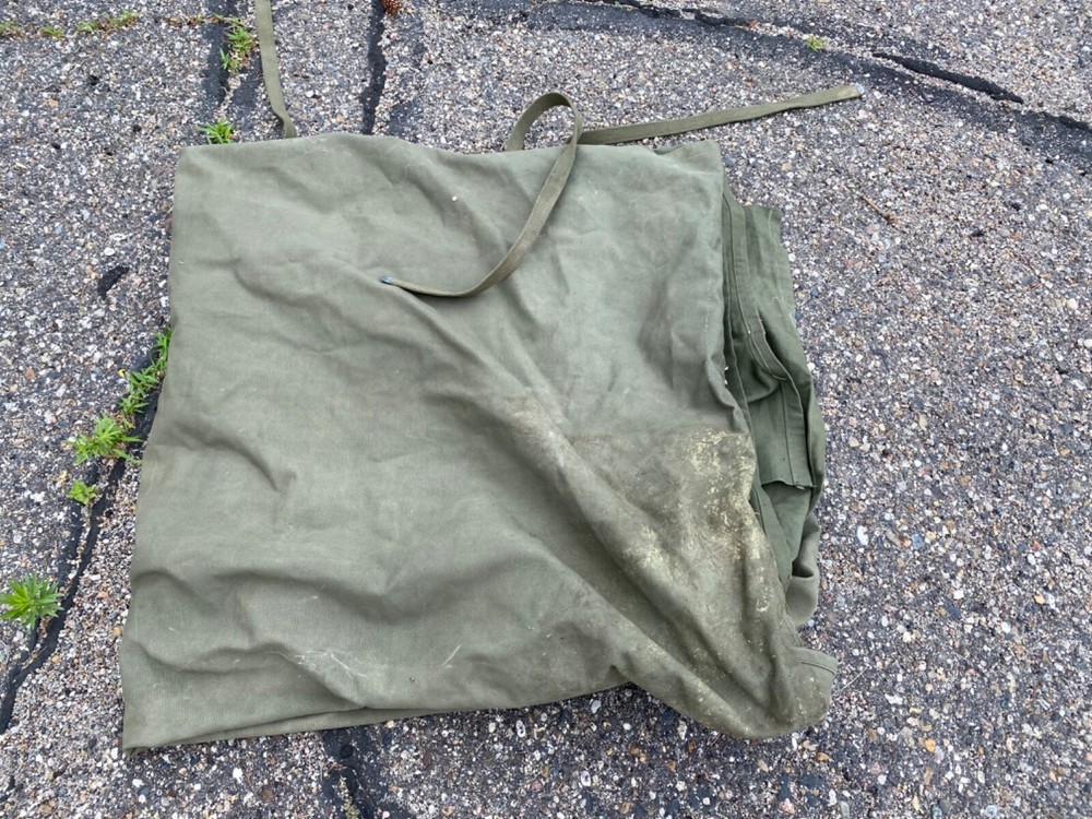 ORIGINAL WWII US ARMY NAVY OFFICER M1935 BEDDING ROLL-DATED 1944,