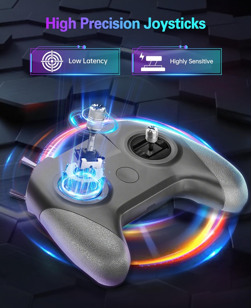 FLYDrone S8 Pro Drone Simulator Controller for FPV Beginner Pilots Grey