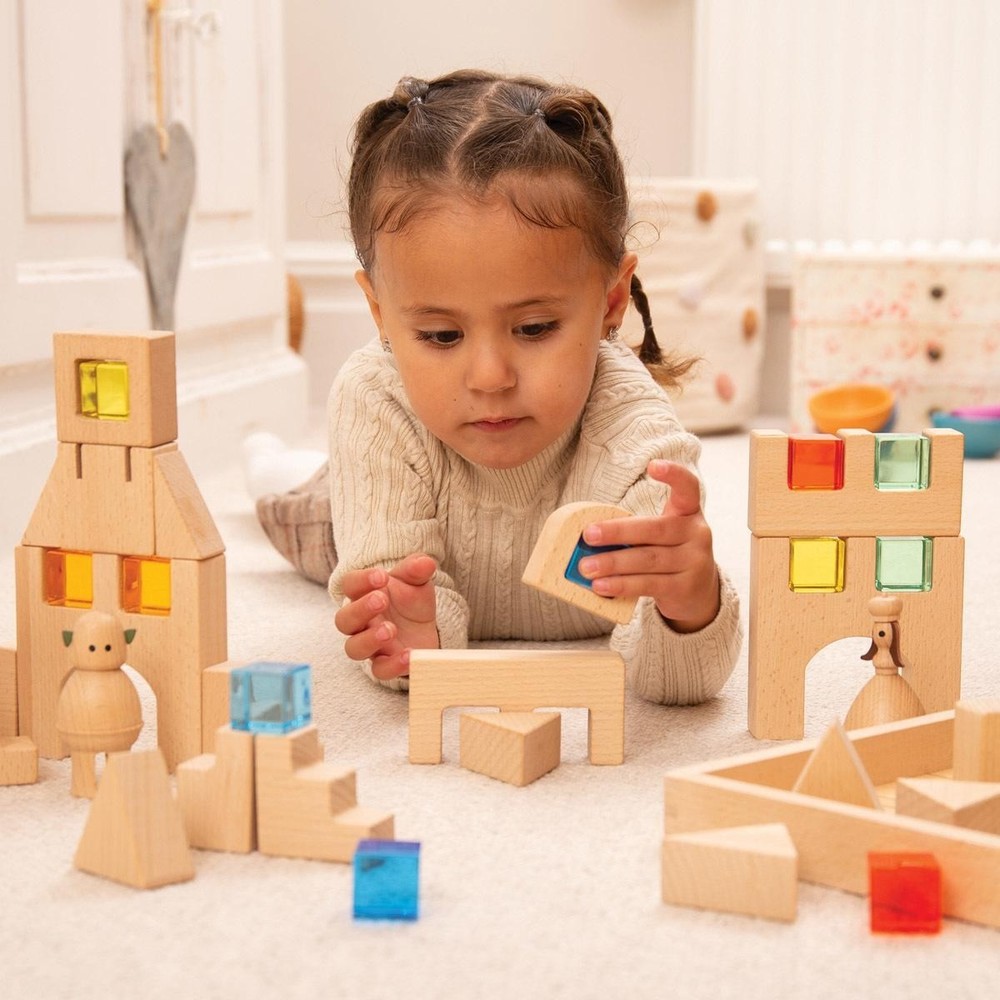 Learning Advantage Wooden Gem Blocks