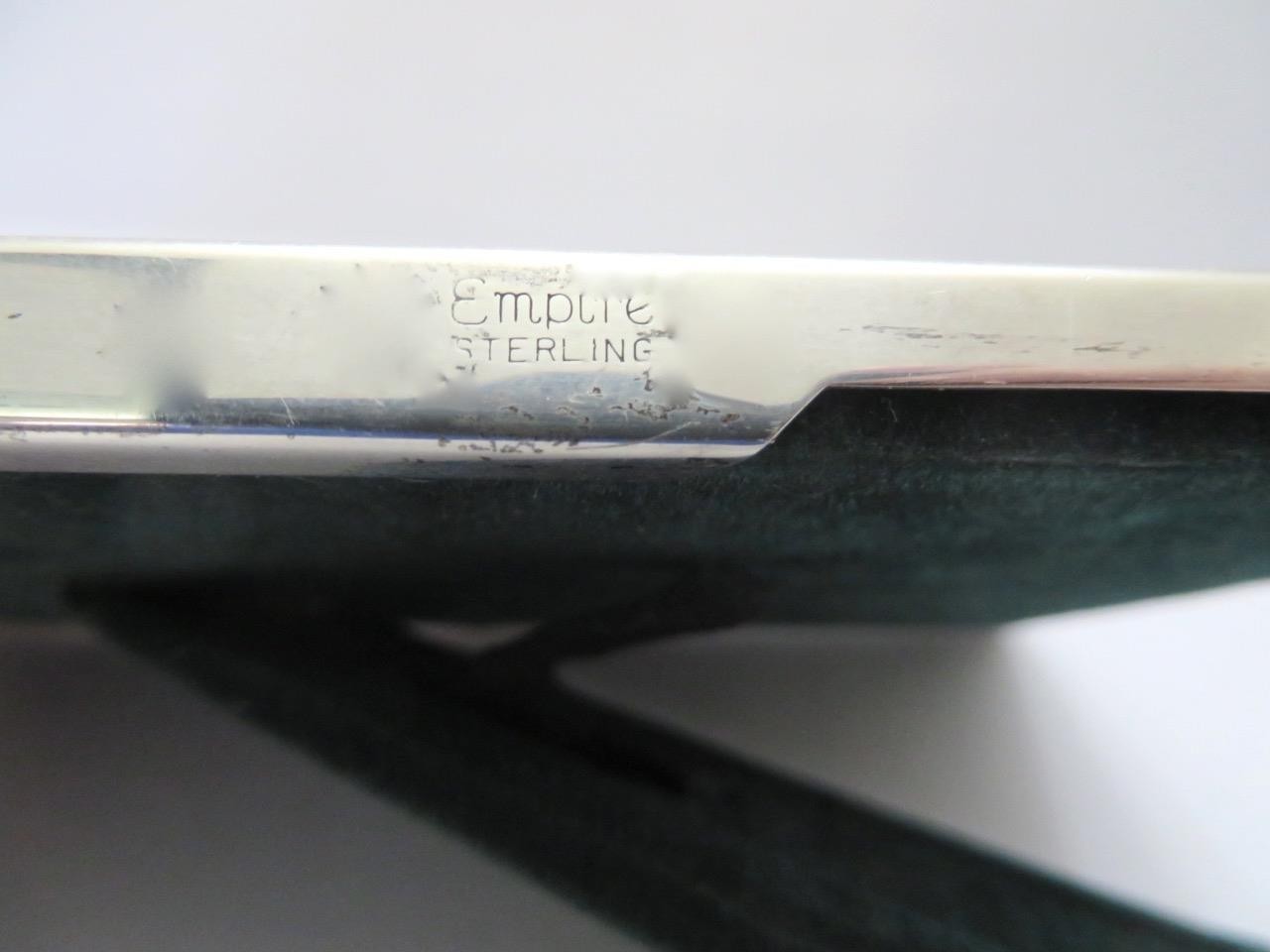 Elegant Vintage EMPIRE Sterling Silver Frame 4 by 6 Inches