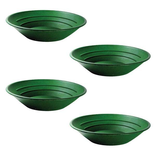 200 pack  10" PANNING GOLD PANS - GREEN