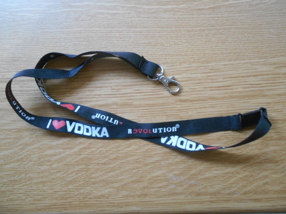 Revolution I Love Vodka Lanyard