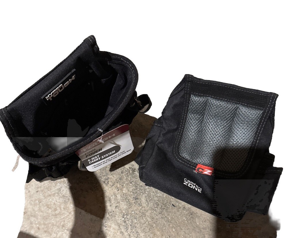 Hyper Tough Tool Pouch 4 Way Carry System (2 PACK)