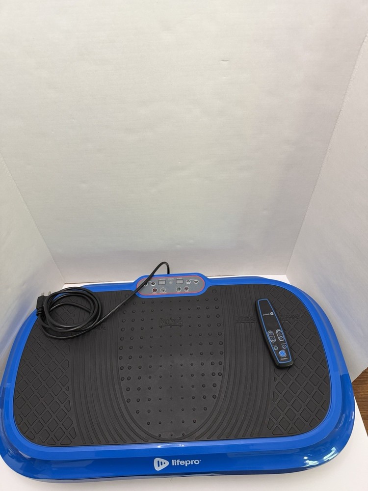 LifePro Blue Vibration Plate Exercise Machine with Remote Control