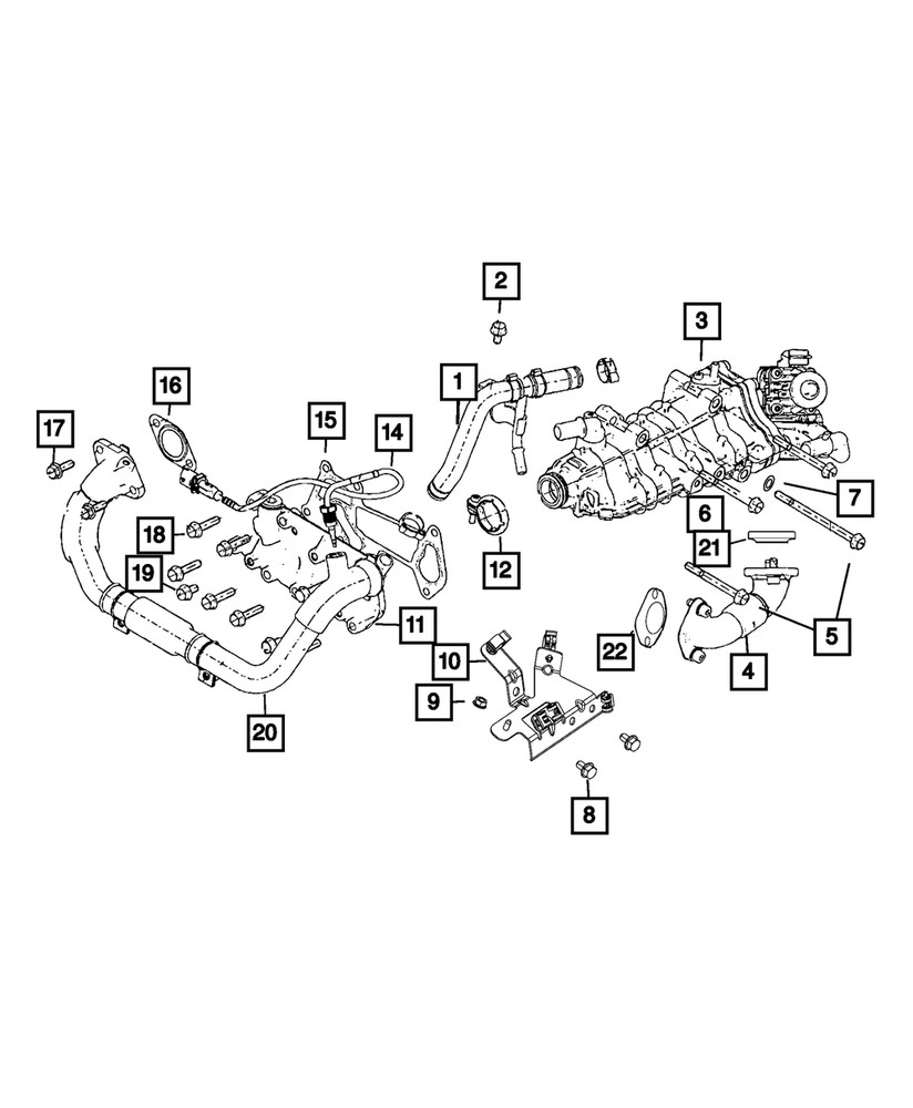 Genuine Mopar Hex Flange Head Bolt 68098978AA