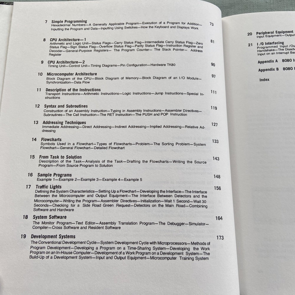 Microcomputers AJ Dirksen Tab Vintage Computer Book 1st Printing Intel HC 1982