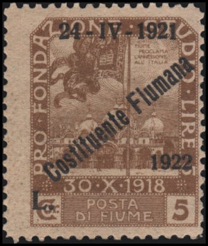 Fiume #159 MNH