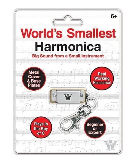 World's Smallest Music Harmonica Keychain - Westminster Inc