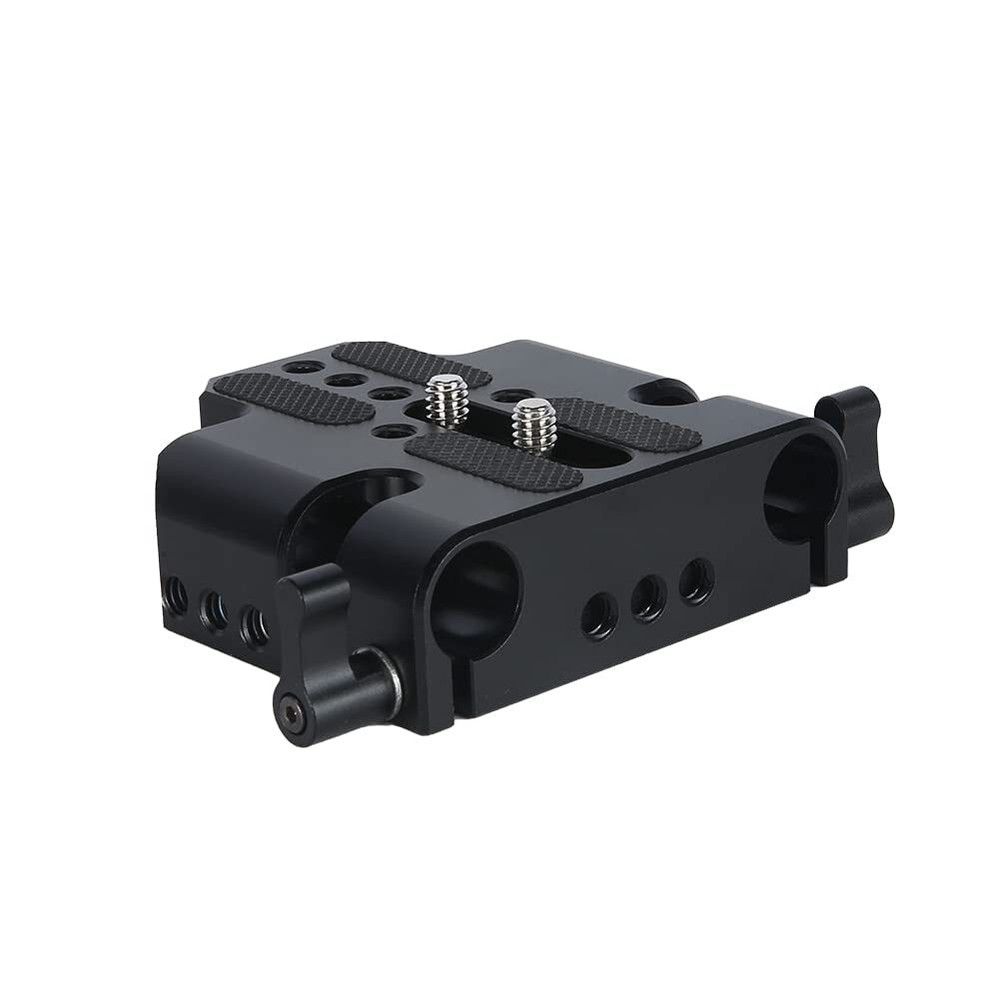 15mm Rod Baseplate Multi-Purpose Tripod Base Plate Applicable for DSLR Camera...