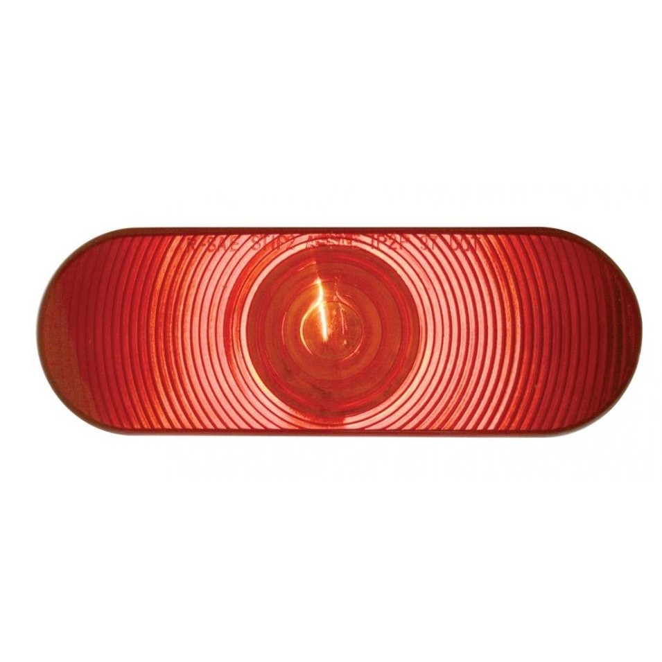Oval Stop, Turn & Tail Light - Red Lens