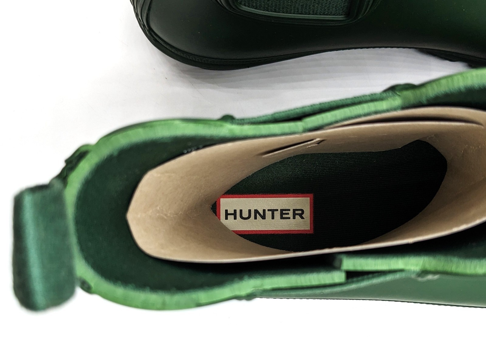 Hunter Original Chelsea Women's Waterproof Rain & Farm Boots (Hunter Green) NEW