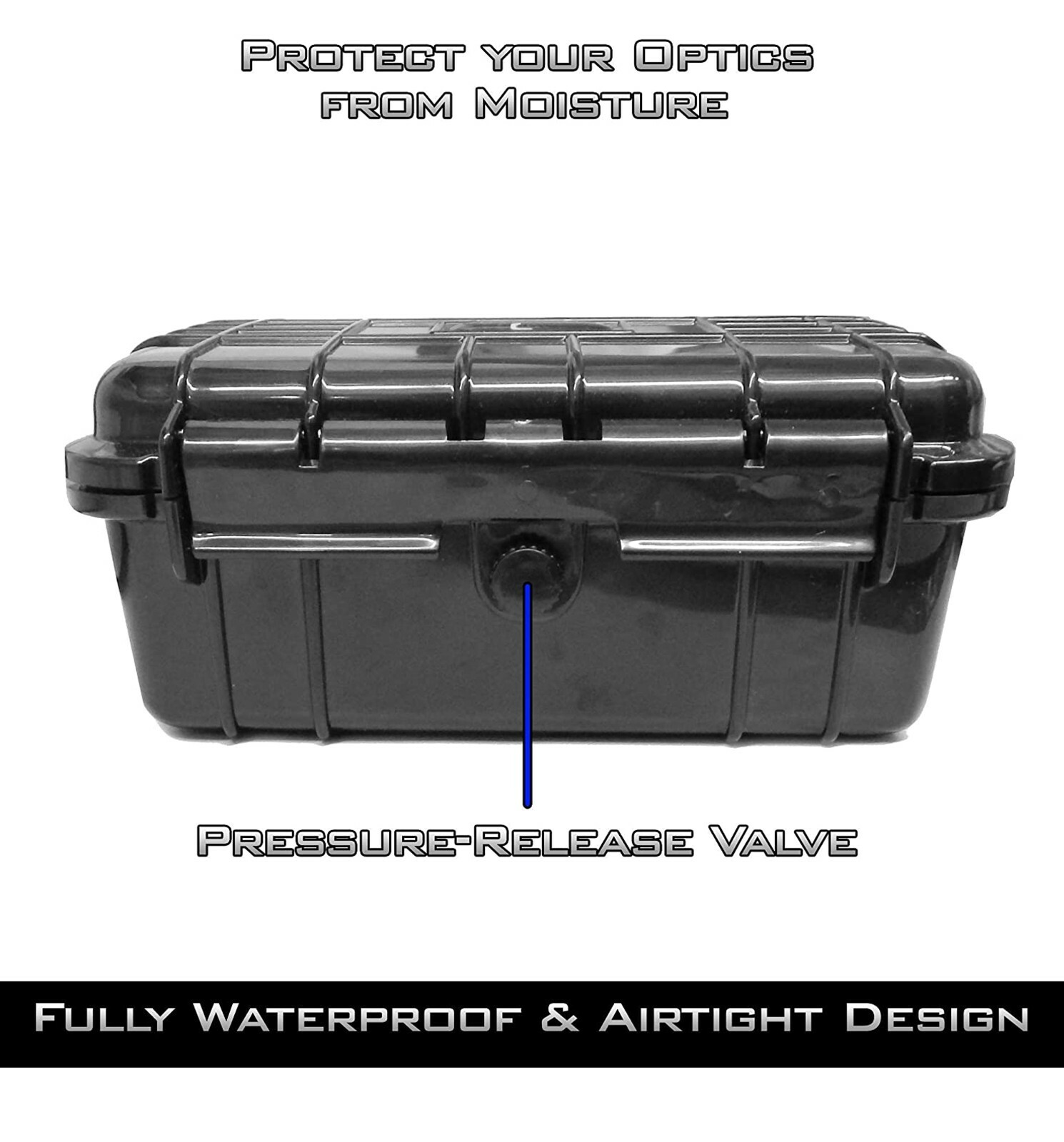 CM 9mm Ammo Box Fits 84 9mm Bullets in Waterproof Ammo Case with Ammo Crate Foam