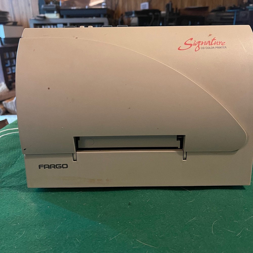 Fargo Primera Signature II CD Color Printer w inserts, untested READ DESCRIPTION