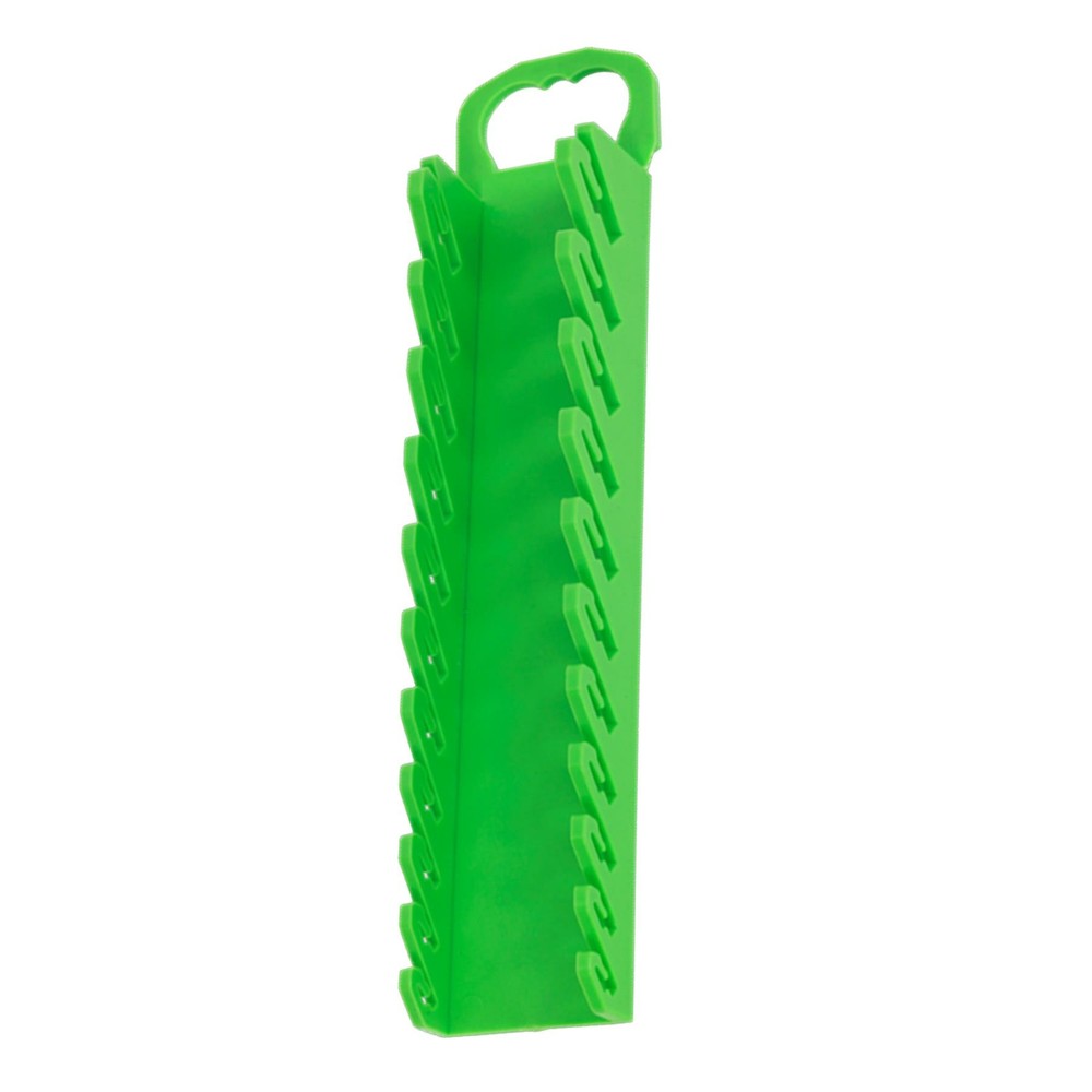 Sealey Spanner Rack Capacity 10 Stubby Spanners Hi-Vis Green