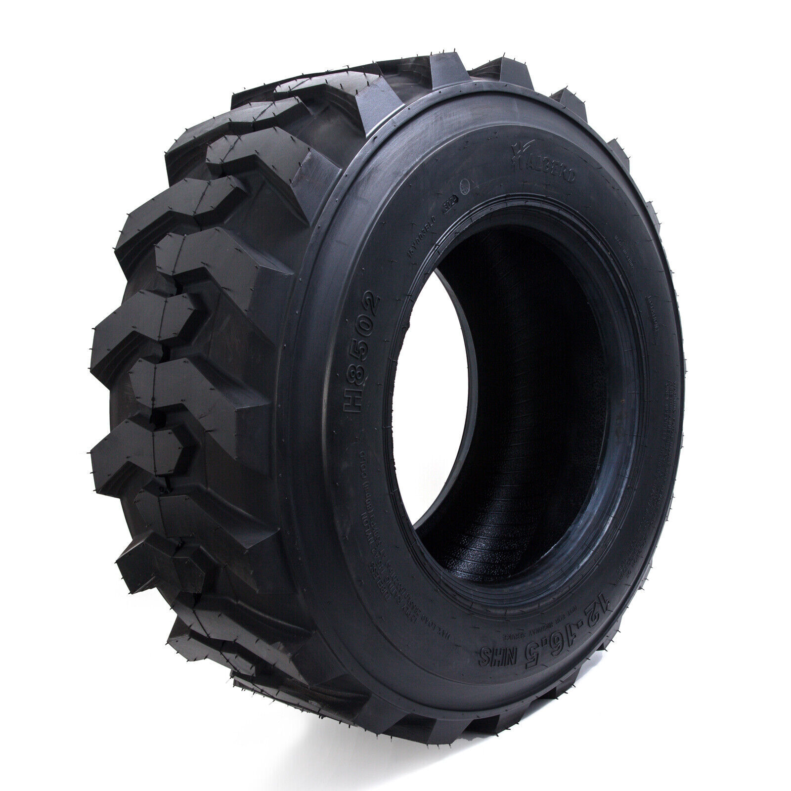 2-Pack 12-16.5 Skid Steer Loader Tires 12PR 12x16.5 SKS Industrial Heavy Duty
