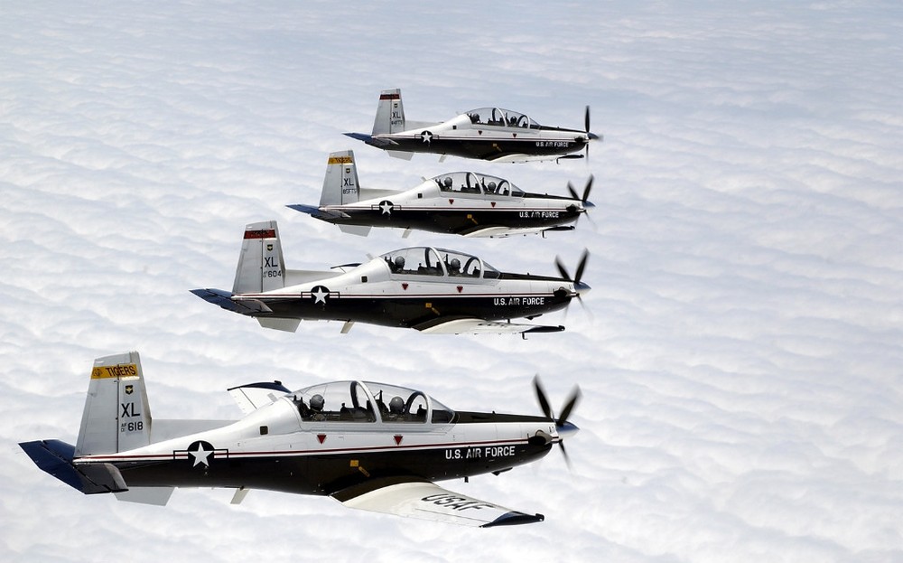 USAF T-6 Complete "69 Hours" Pilot Training Friday Patch with hook and loop