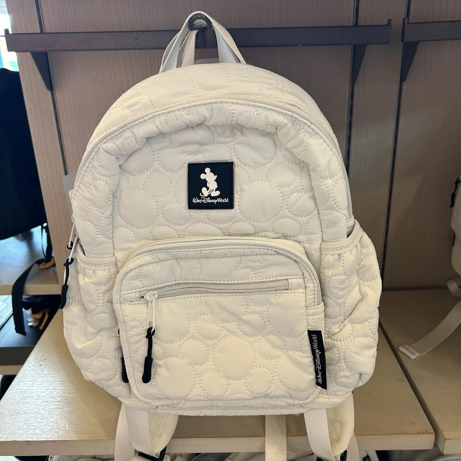 Walt Disney World WHITE Bag Backpack MEDIUM sized New 2026 Disney Parks
