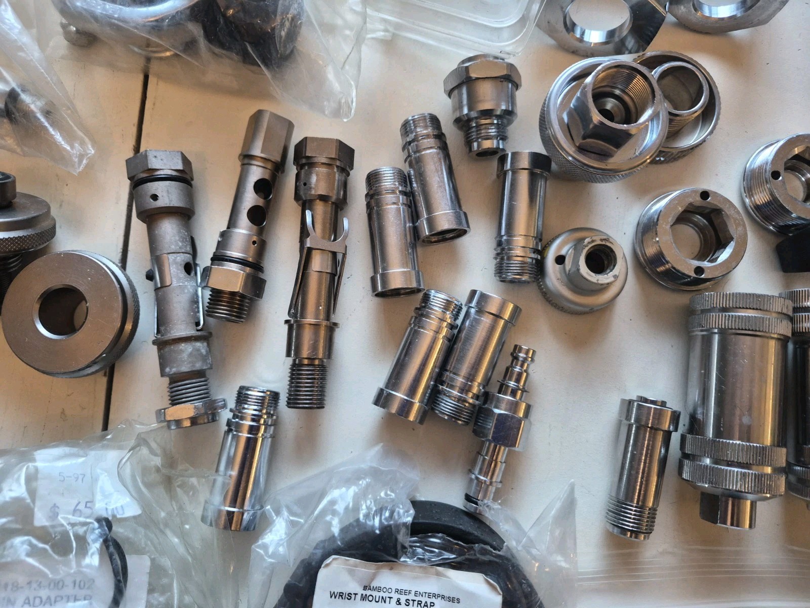 Huge Lot of Scuba Diving Equipment - Mares, Oceanic, Atomic, Apollo & More! Read