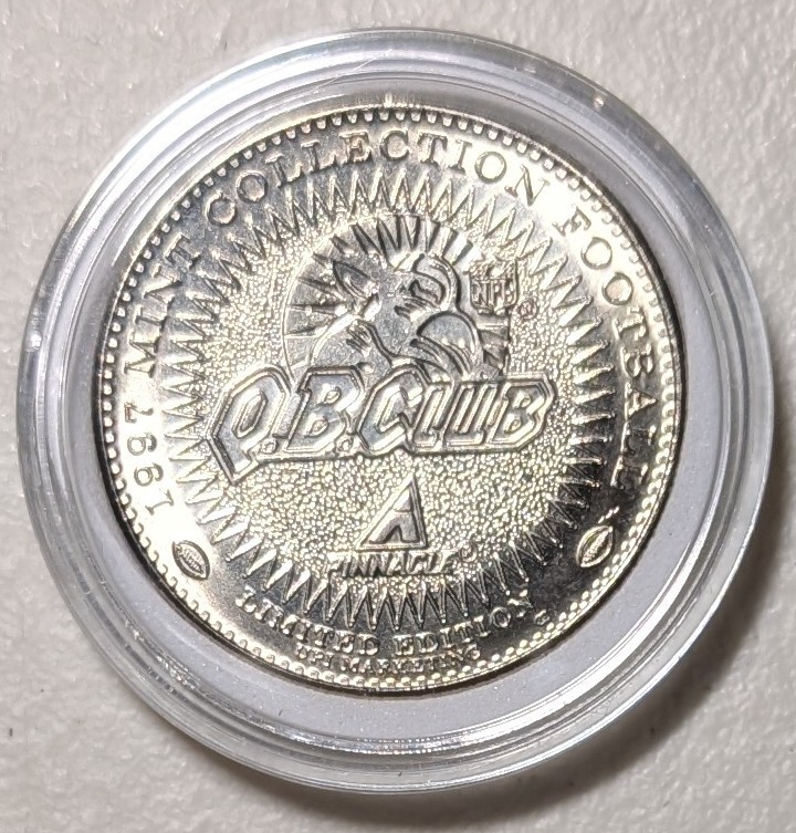 1997 Mint Collection Quarterbak Club Coin - Mark Brunell