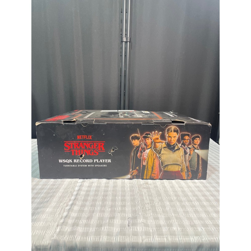 Victrola Stranger Things Record Player Turntable System with Speakers Bluetooth
