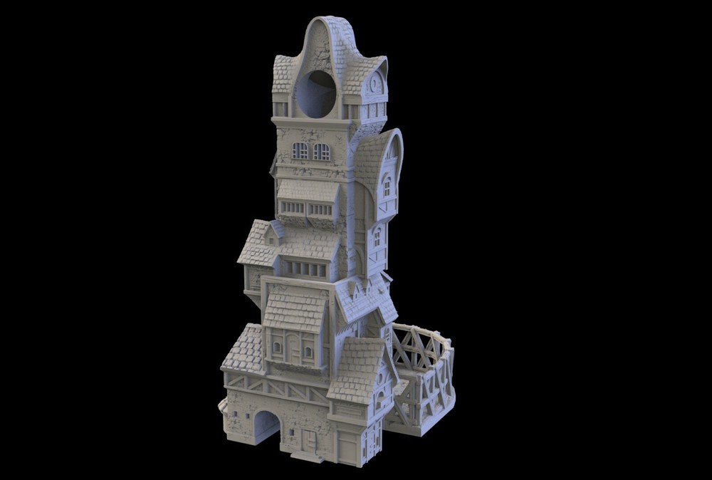 12 inch Fantasy Dice Tower