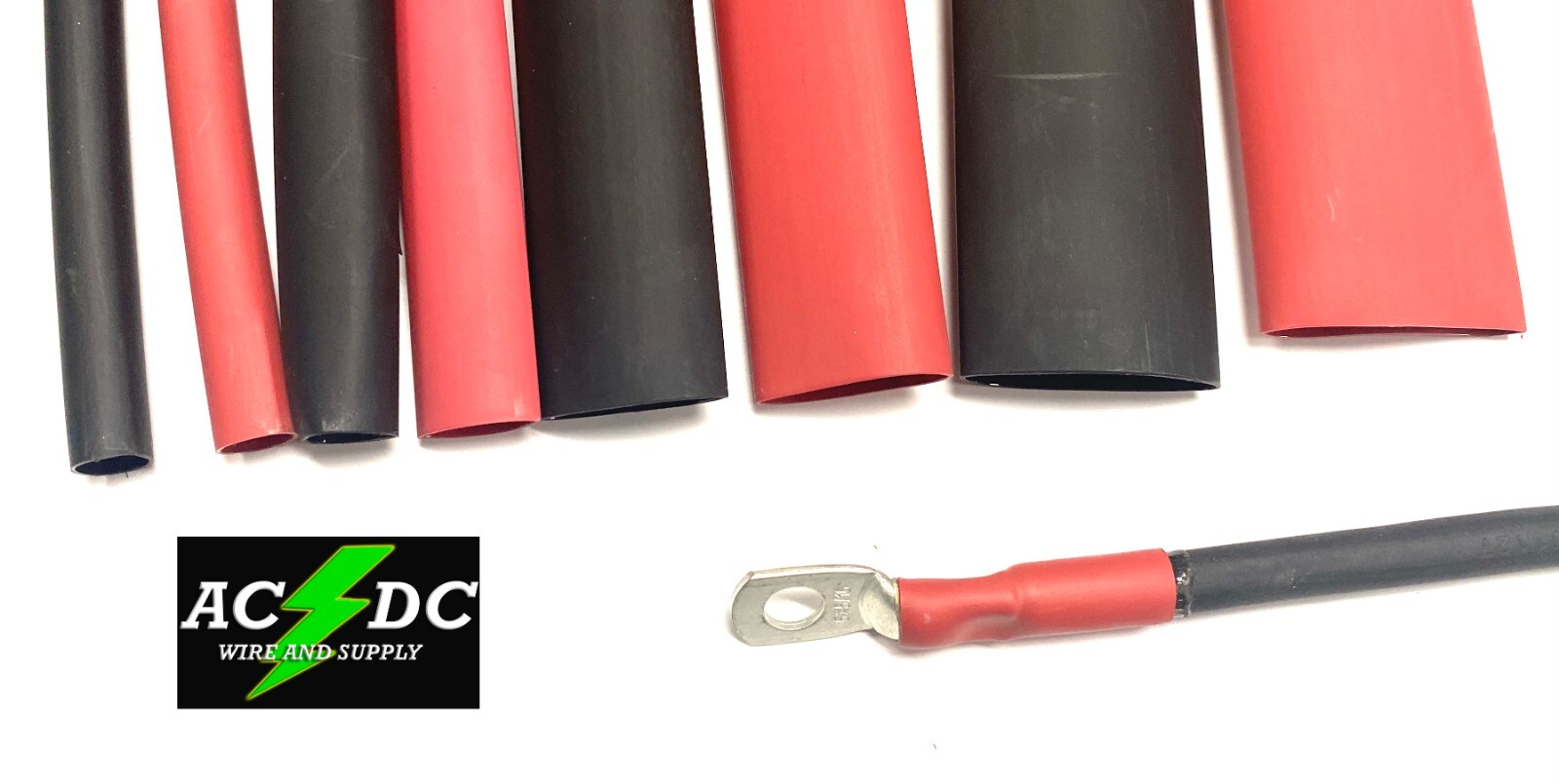 Heat shrink tubing Marine glue Shrink 3:1 ratio  - YOU CHOOSE SIZE  PER FOOT