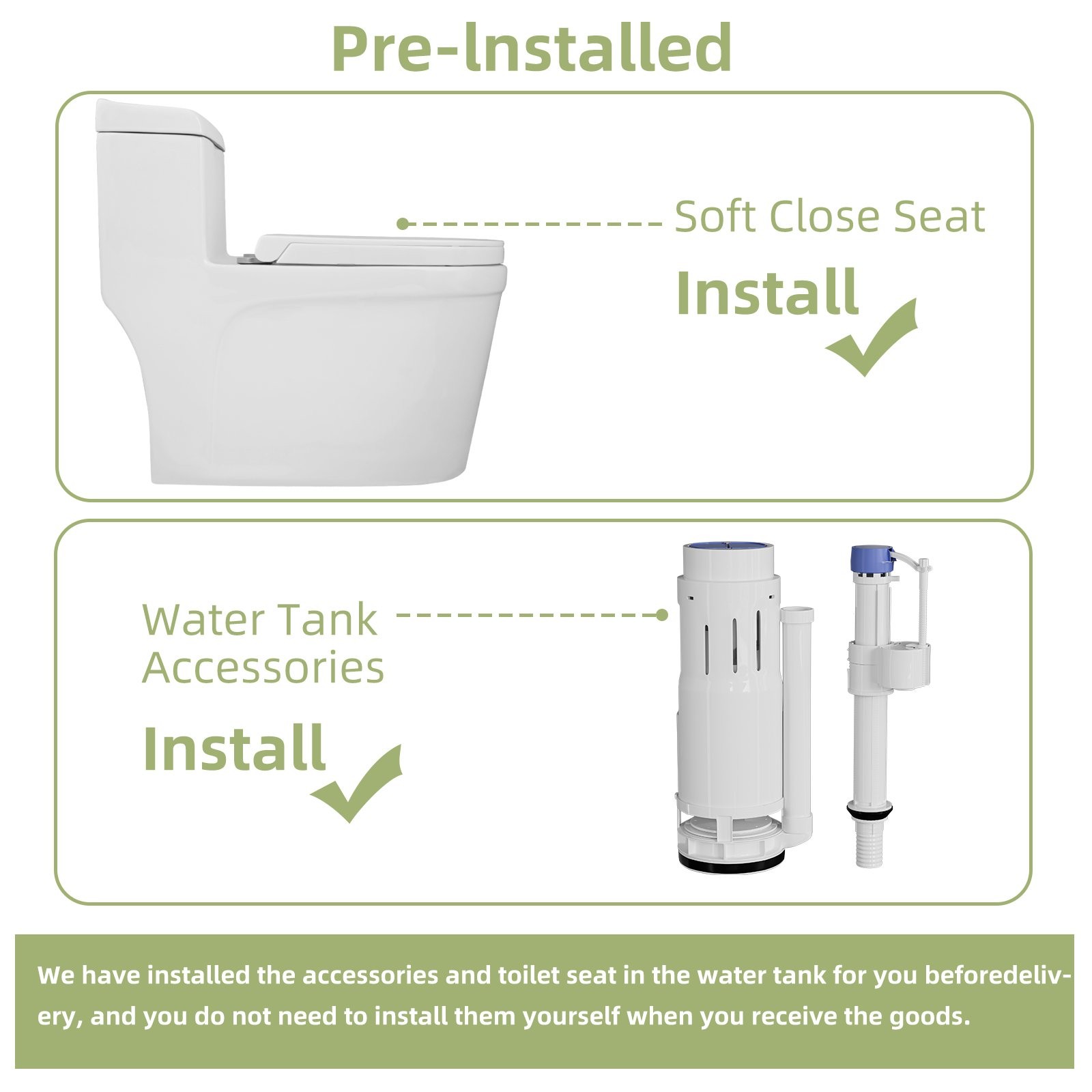 One Piece Macerating Toilet System with 600W Pump Upflush Toilet for Basement