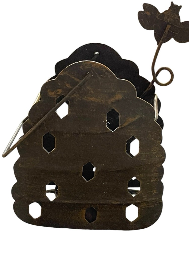 Beehive Metal Candle Holder
