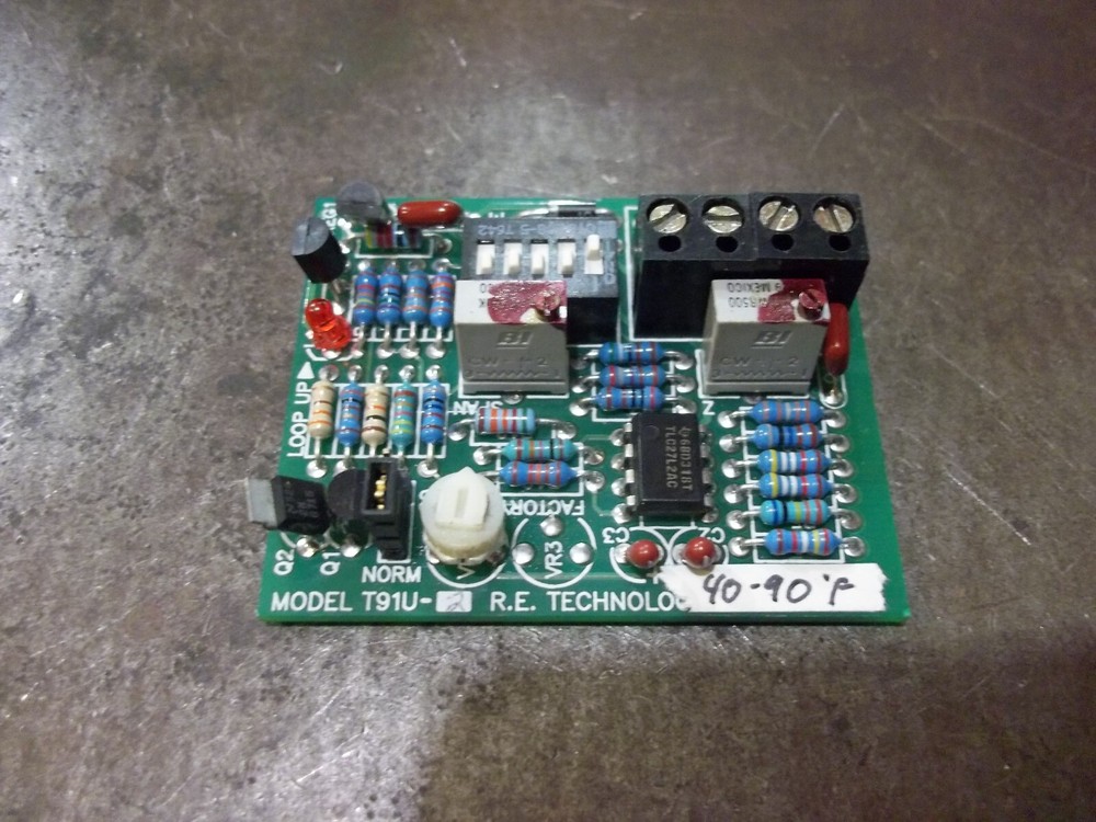R.E. TECHNOLOGIES T91U-2 TRANSMITTER CARD (BIN39)