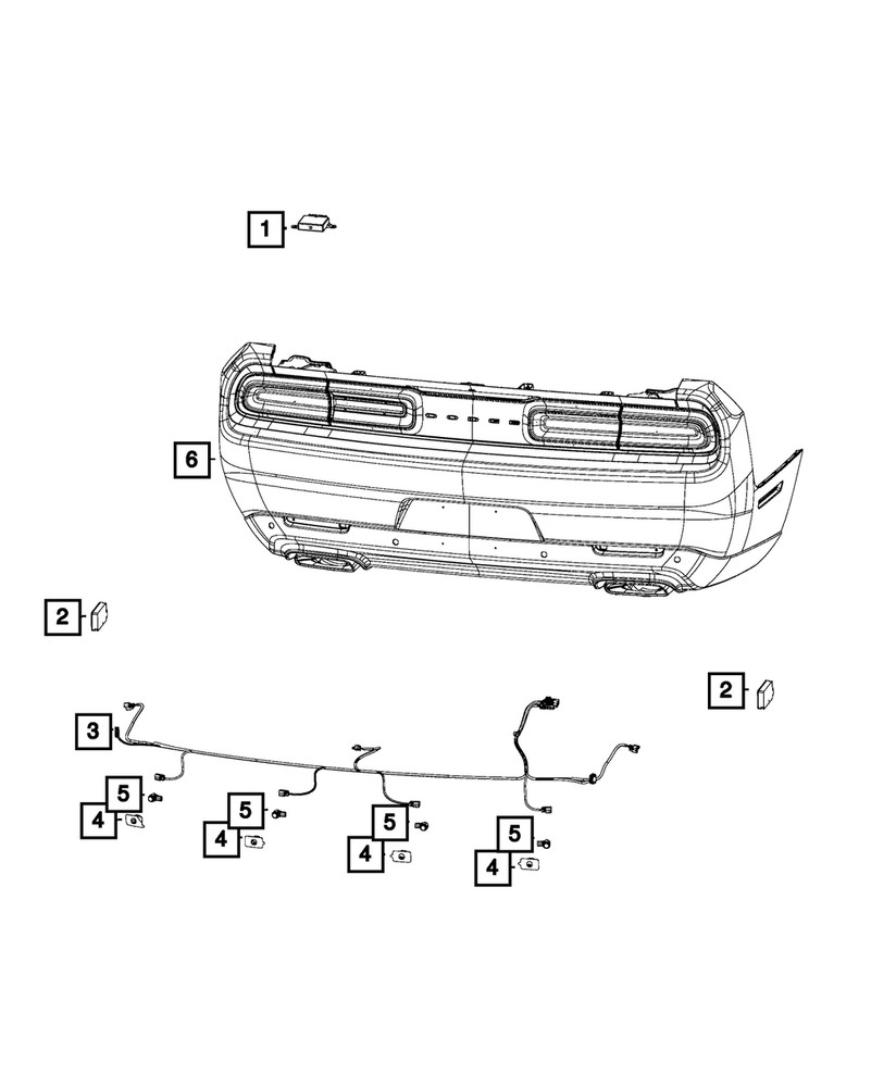 Genuine Mopar Blind Spot Detection Module 68303025AB