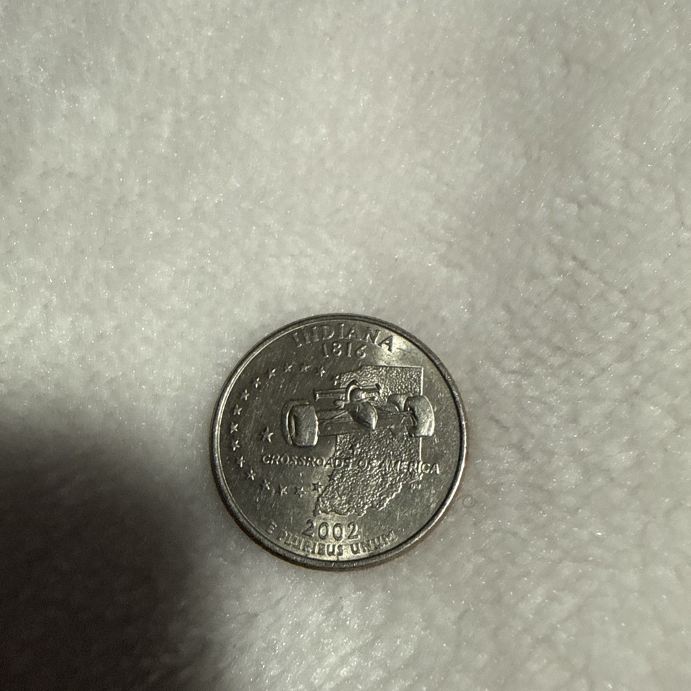 2002 P Indiana 50 State Coin ￼