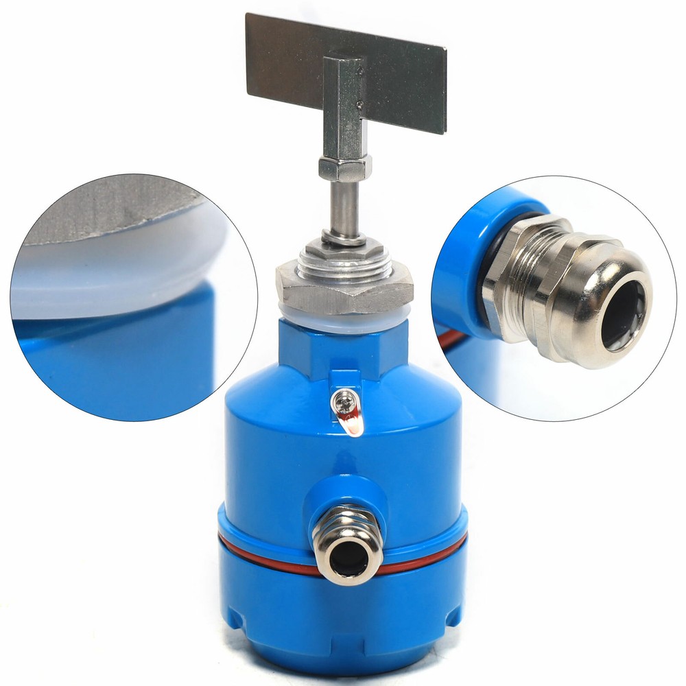 High temperature rotary paddle level switch for solid bin indicator silo sensor