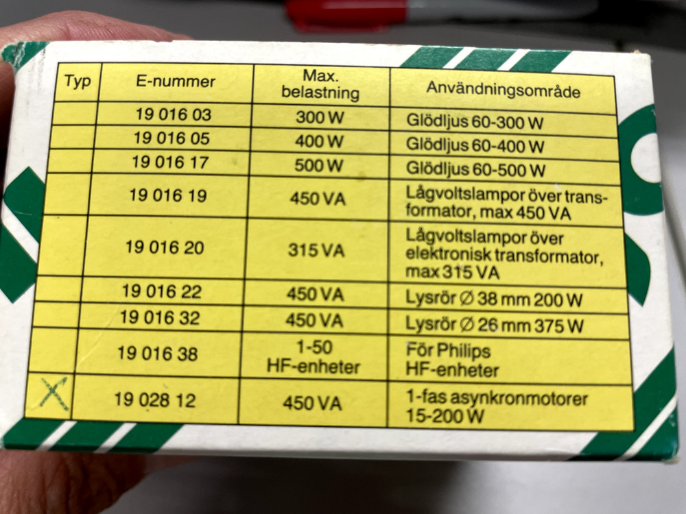 ELJO Dimmer E-VIT - New Old Stock in Box